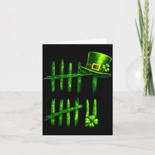 St. Patricks Day lustiger Sechs Sieben Meme 67 6 7 Karte
