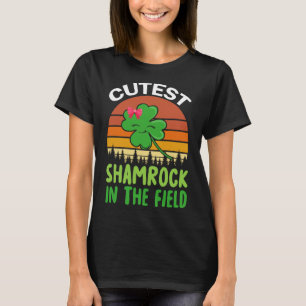 St Patricks Day Mädchen Kleinkind Süßester Shamroc T-Shirt