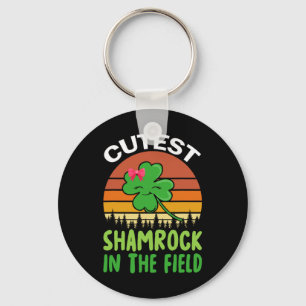 St Patricks Day Mädchen Kleinkind Süßestes Kleebla Schlüsselanhänger