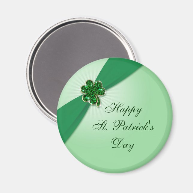 St. Patrick's Day Magnet (Vorderseite/Rückseite)