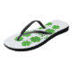 St. Patrick's Day mit Klee Flip Flops (Schrägansicht)