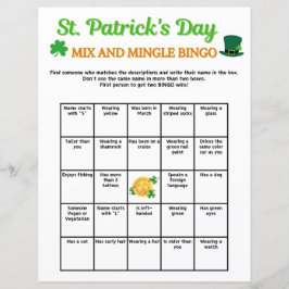 St. Patrick's Day Mix and Mingle Bingo Game