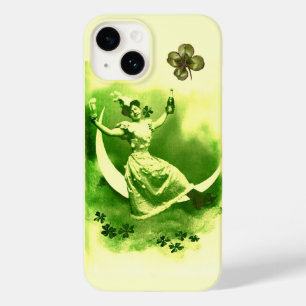 ST. PATRICK'S DAY MOON LADY MIT KLEEBLÄTTERN Case-Mate iPhone HÜLLE