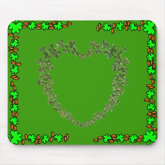 St. Patrick's Day Mouse Pad Mousepad (Vorne)