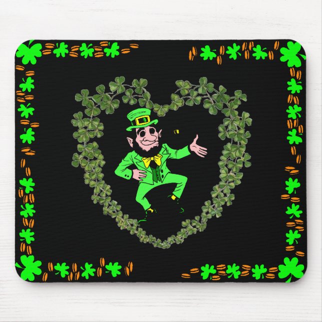 St. Patrick's Day Mouse Pad Mousepad (Vorne)