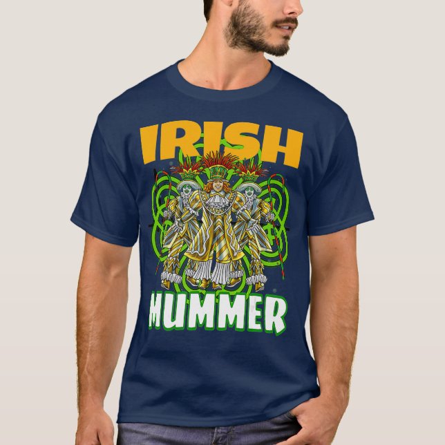 St Patricks Day Mummers Day Irish Mummer Funny T-Shirt (Vorderseite)