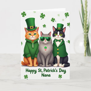 St. Patricks Day Nana-Katz-Karte Karte