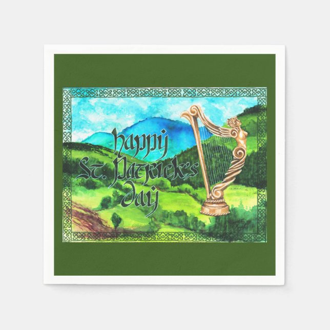 St. Patrick's Day Napkins Serviette (Vorderseite)