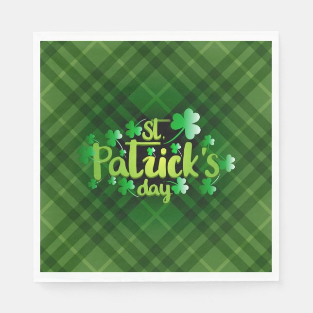 St. Patrick's Day Napkins Serviette (Vorderseite)