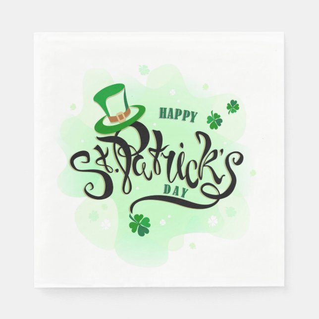 St. Patrick's Day Napkins Serviette (Vorderseite)