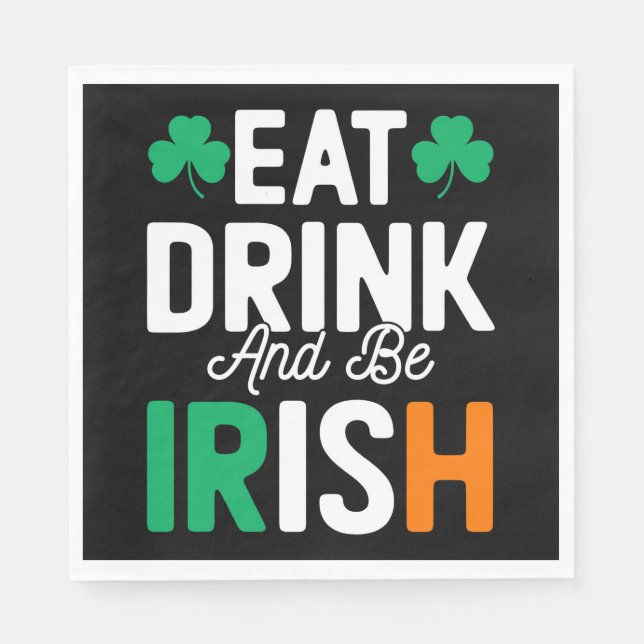 St. Patrick's Day Napkins Serviette (Vorderseite)