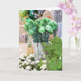 St. Patricks Day Nelken Karte