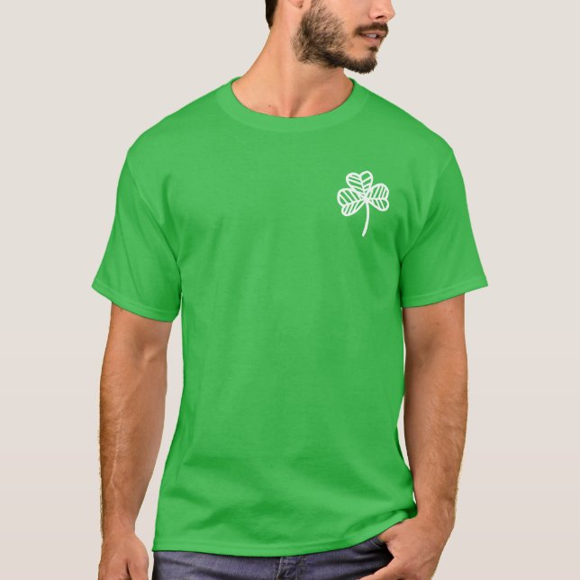 St Patricks Day Niedlich Doodle T-Shirt (Vorderseite)
