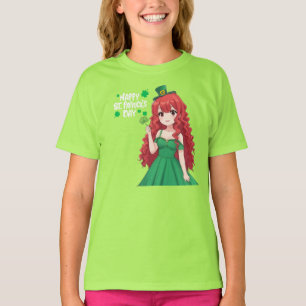 St. Patrick's Day niedlich, Irish Anime Klasse T-Shirt