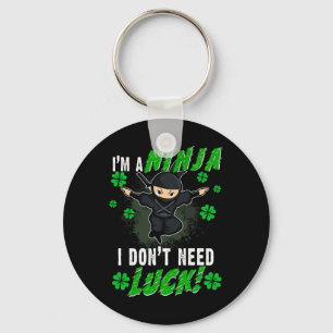 St. Patrick's Day Ninja Luck Green Kids Geschenkha Schlüsselanhänger