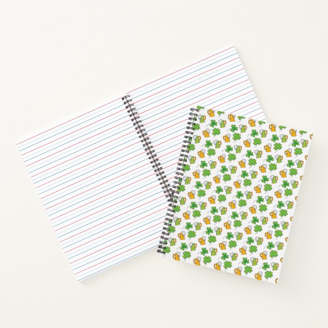 St. Patrick's Day Notebook Notizbuch (Innenseite)