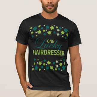 St. Patrick's Day One Lucky Friseur Clover T-Shirt