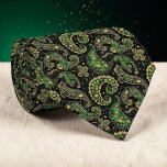 St. Patrick's Day Paisley Custom Necktie Krawatte<br><div class="desc">Celebrate St. Patrick's Day in style with this custom paisley necktie! This unique necktie features a vibrant and eye-catching paisley pattern, perfect for adding a touch of Irish flair to any outfit. Made with high-quality materials, this necktie is both comfortable and durable, ensuring it will be a treasured accessory for...</div>