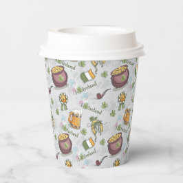 St Patrick's Day Paper Cups Pappbecher