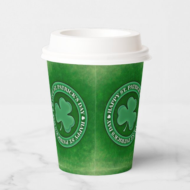 St Patrick's Day Paper Cups Pappbecher (Rechts)