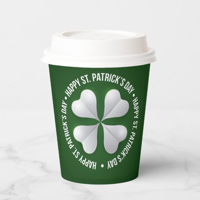 St Patrick's Day Paper Cups Pappbecher (Links)