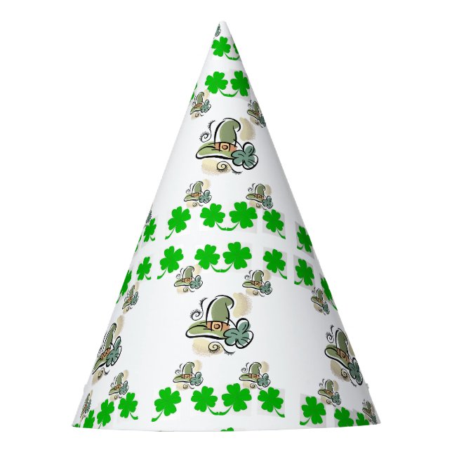 St. Patrick's Day Paper Partyhütchen (Vorderseite)