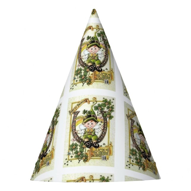 St. Patrick's Day Paper Partyhütchen (Vorderseite)