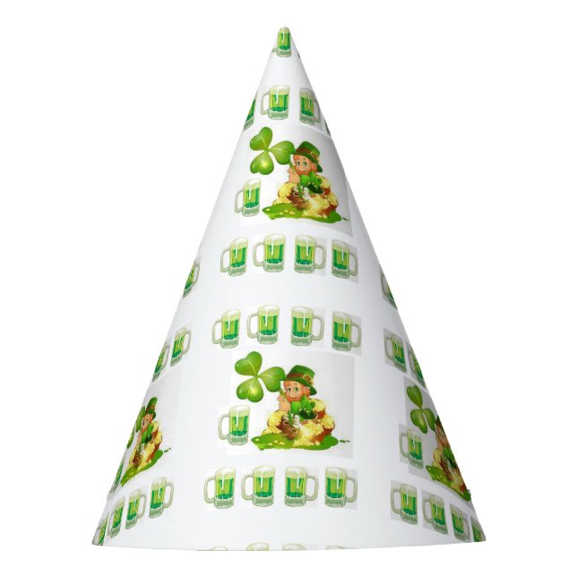 St. Patrick's Day Paper Partyhütchen (Vorderseite)