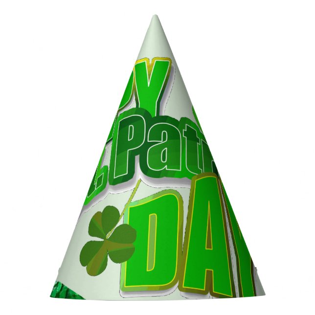 St. Patrick's Day Paper Partyhütchen (Vorderseite)