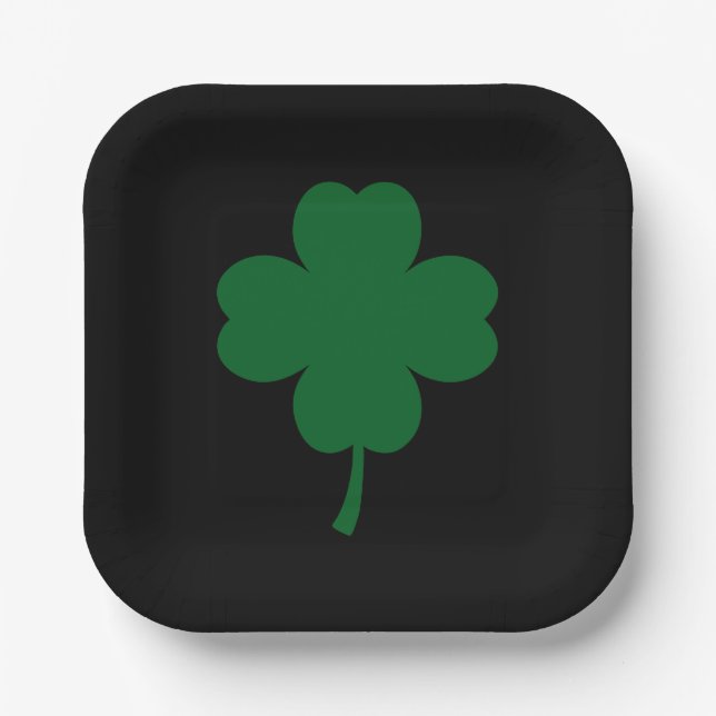 St. Patrick's Day-Papierteller Pappteller (Vorderseite)
