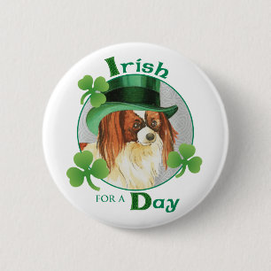 St. Patrick's Day Papillon Button