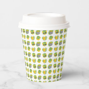 St. Patrick's Day Pappbecher