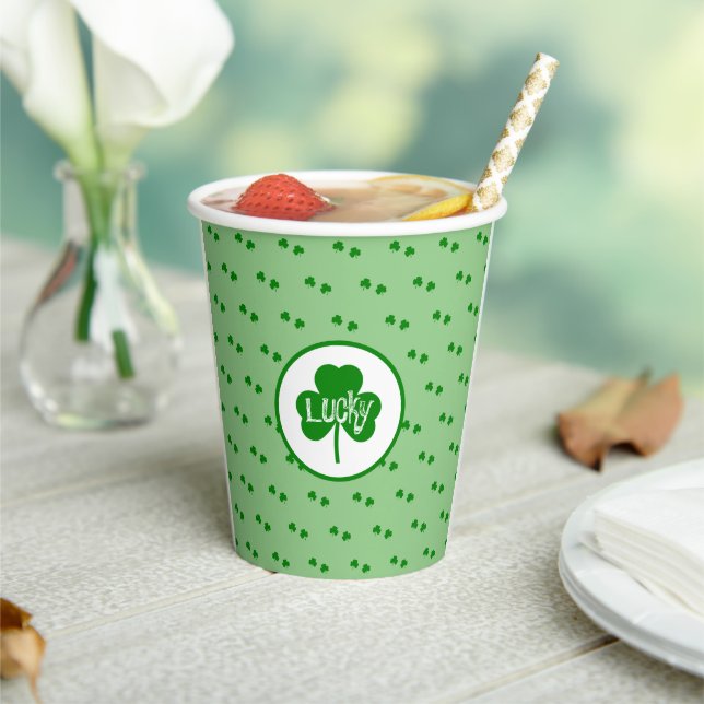 St. Patrick's Day Pappbecher (In Situ)