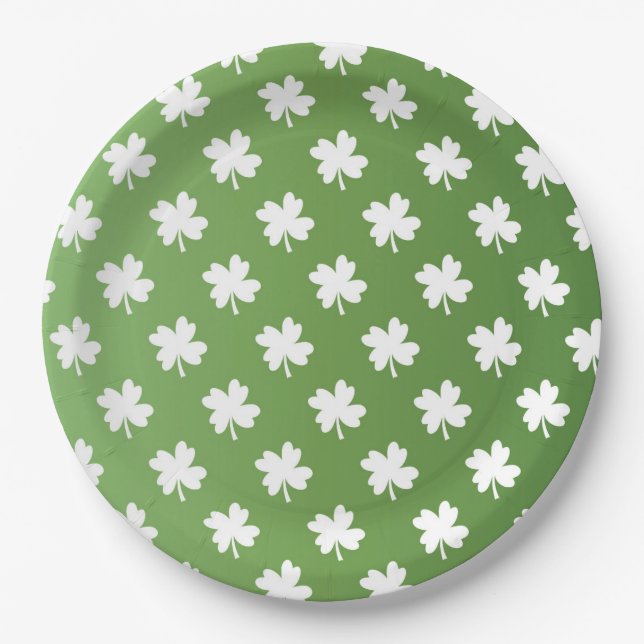 St. Patrick's Day Pappteller (Vorderseite)