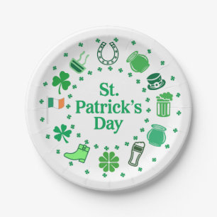 St. Patrick's Day Pappteller