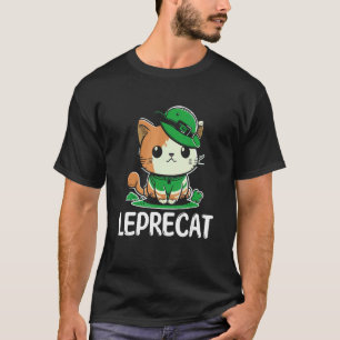 St Patricks Day Parade Kobold Lustige irische Katz T-Shirt