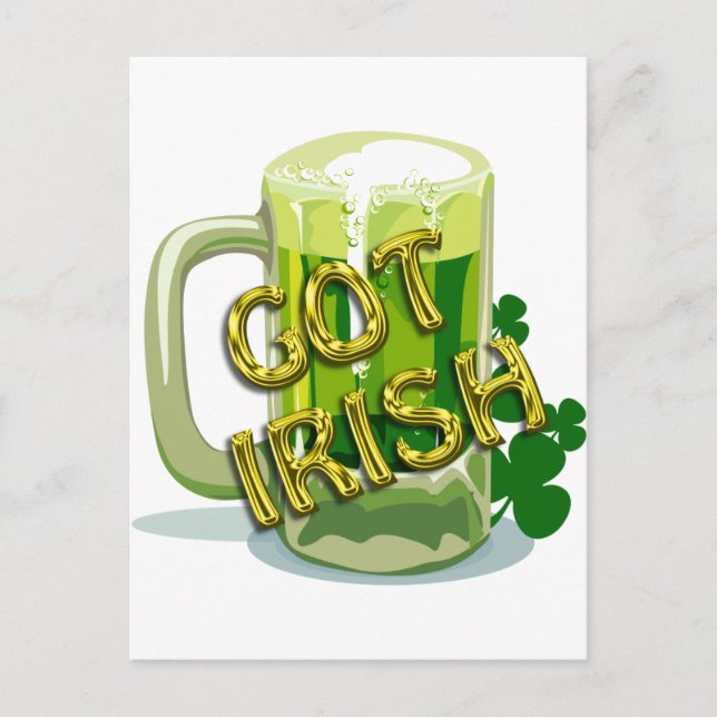 St Patricks Day Parade Postkarte (Vorderseite)