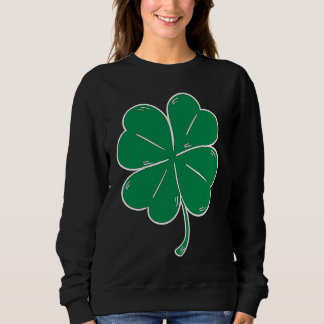 St Patrick's Day Parade Solo Clover Lucky Leaf Dri Sweatshirt