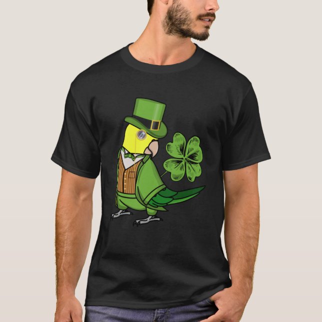 St Patricks Day Parrot I Double Yellow head Amaz T-Shirt (Vorderseite)