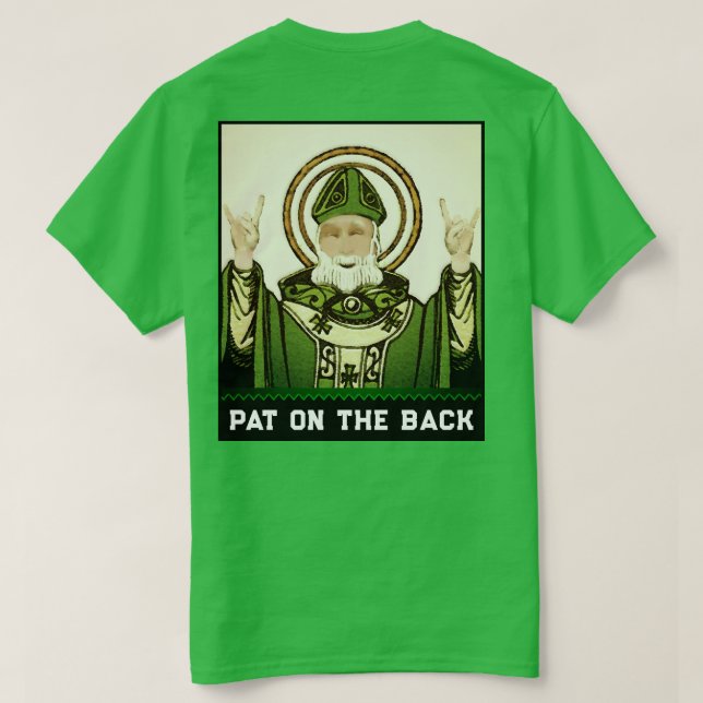 St. Patrick's Day Party Apparel T-Shirt (Design Rückseite)