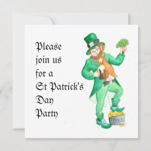St. Patrick's Day Party Einladung