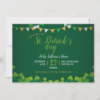 St. Patrick's Day Party Einladung