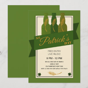 St. Patrick's Day Party Einladung