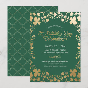 St. Patrick's Day Party Einladung - Custom Card