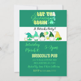 St. Patrick's Day Party flat invitation