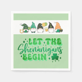 St Patrick's Day party  Serviette