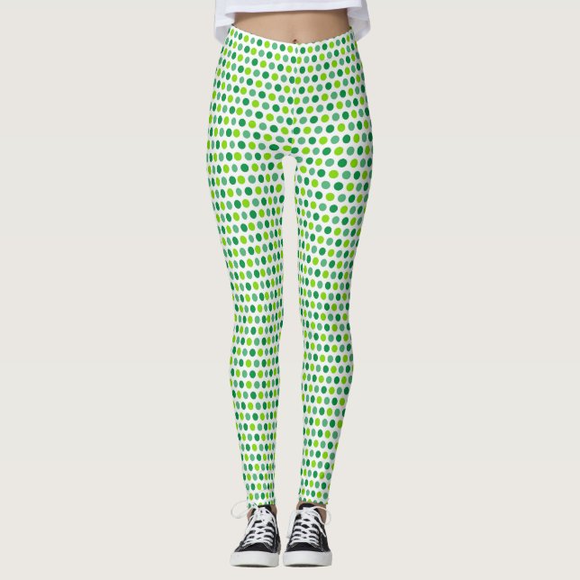 St. Patrick's Day Pattern-57491 Leggings (Vorderseite)