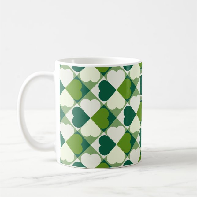 St. Patrick's Day Pattern Kaffeetasse (Links)