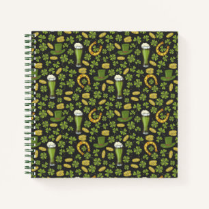 St. Patrick's Day Pattern Notizbuch