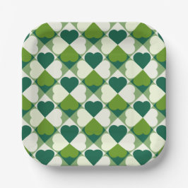 St. Patrick's Day Pattern Pappteller
